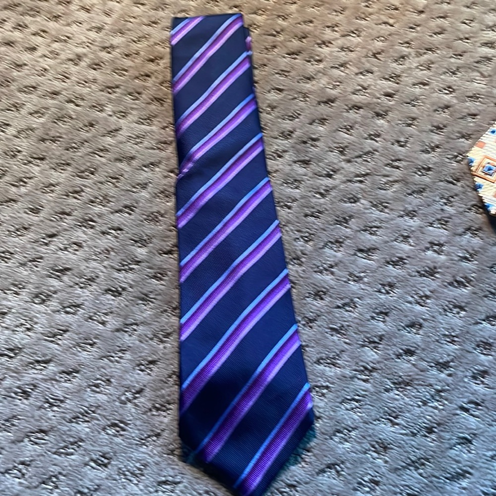 CM gold series silk tie